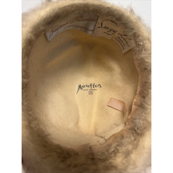 Vintage Mouflon Fur Hat 22.5\